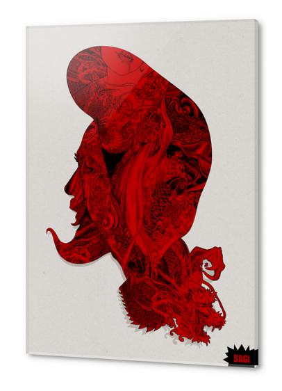 RED DRAGON Acrylic prints by sagi.art