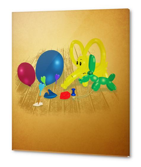 Party Balloons Acrylic prints by dEMOnyo