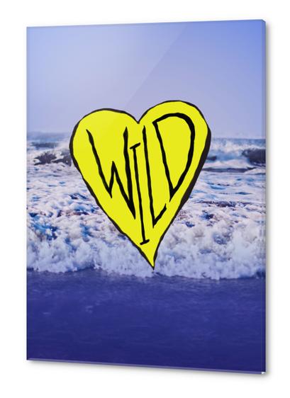 Wild Heart Waves Acrylic prints by Leah Flores