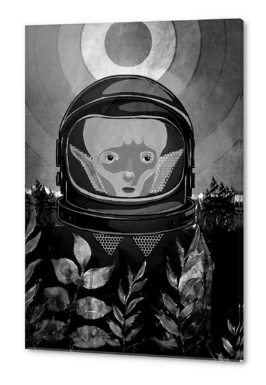 We come in peace No. 2 B/W Acrylic prints by inkycubans
