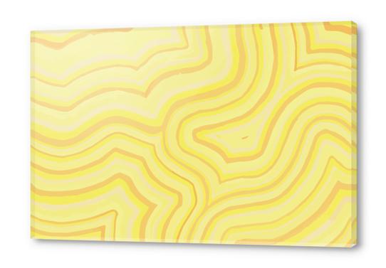 Yellow Color Burst Acrylic prints by ShinyJill
