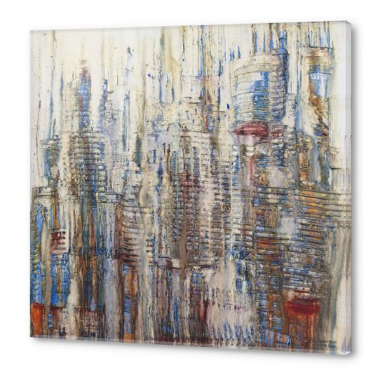 Abstract City Acrylic prints by di-tommaso