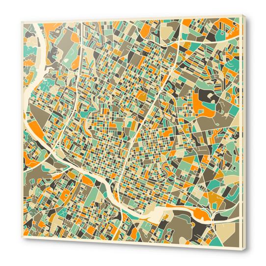 AUSTIN MAP 1 Acrylic prints by Jazzberry Blue