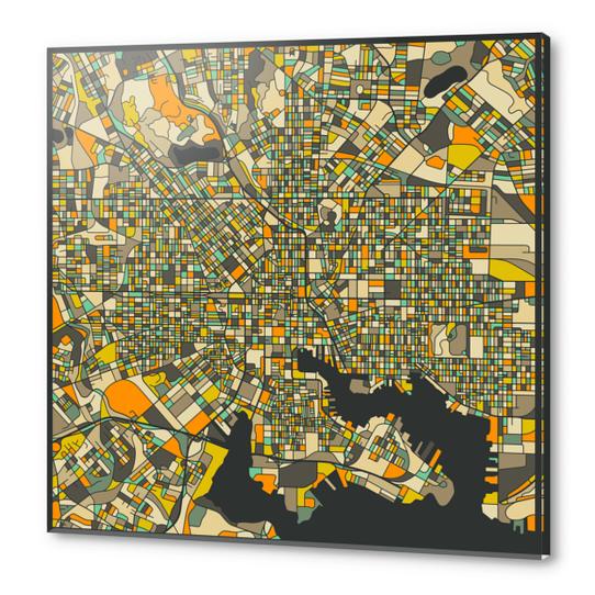 BALTIMORE MAP 2 Acrylic prints by Jazzberry Blue