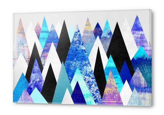 Blue Peaks Acrylic prints by Elisabeth Fredriksson