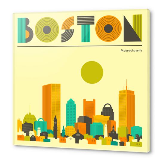 BOSTON Acrylic prints by Jazzberry Blue