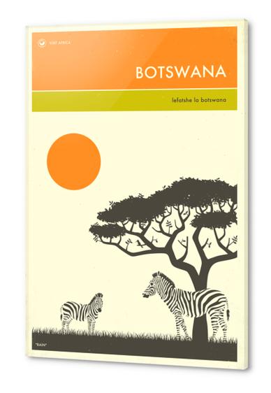 VISIT BOTSWANA Acrylic prints by Jazzberry Blue