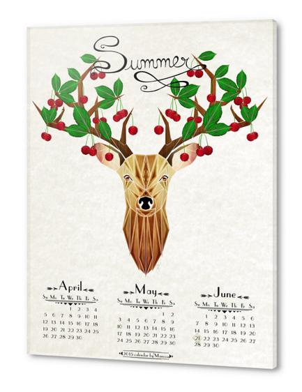 deer summer Acrylic prints by Manoou