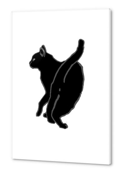 Chat noir Acrylic prints by maya naruse