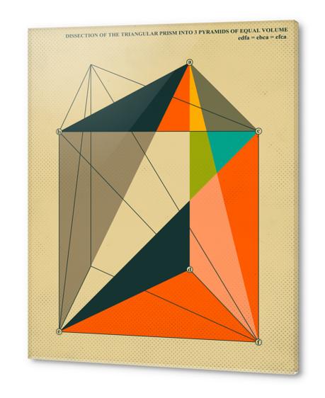 DISSECTION OF THE TRIANGULAR PRISM 1 Acrylic prints by Jazzberry Blue