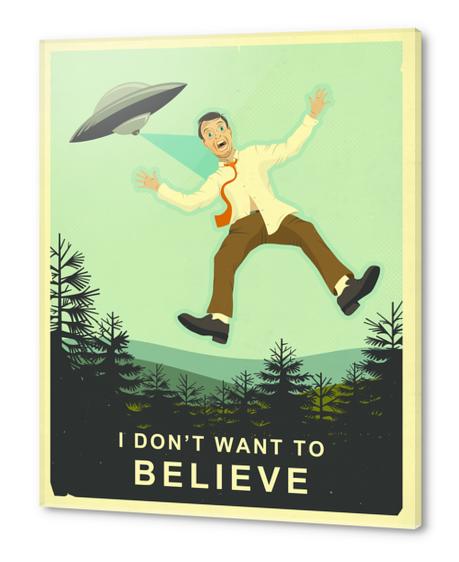 I DON'T WANT TO BELIEVE Acrylic prints by Jazzberry Blue