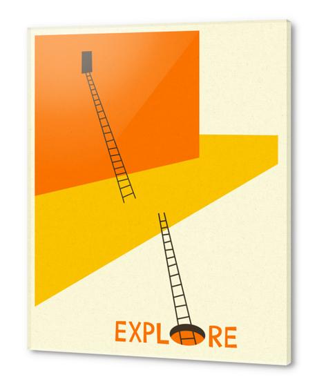 EXPLORE Acrylic prints by Jazzberry Blue