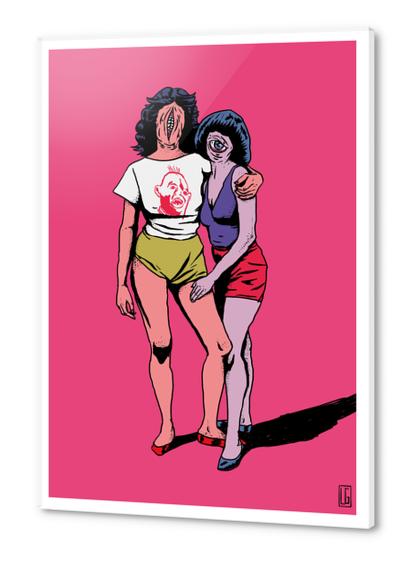 Sisters Acrylic prints by Lucile Godard