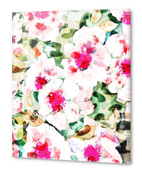 Flower Love Acrylic prints by Uma Gokhale