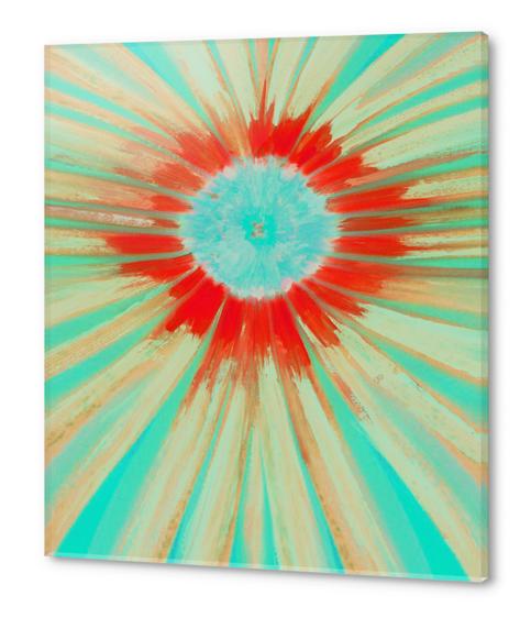 Negative Flower Vortex Acrylic prints by tzigone