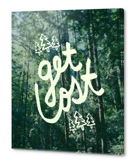 Get Lost - Muir Woods Acrylic prints by Leah Flores