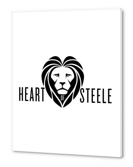 Heart of Steele (Black) Acrylic prints by bthwing