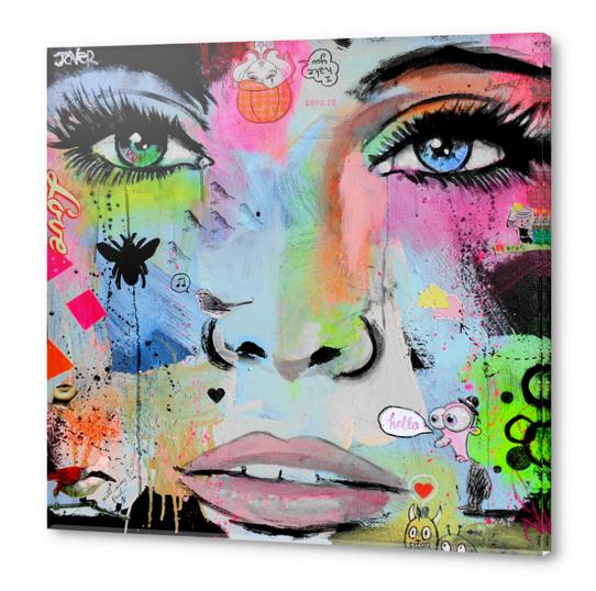 HELLO Acrylic prints by loui jover