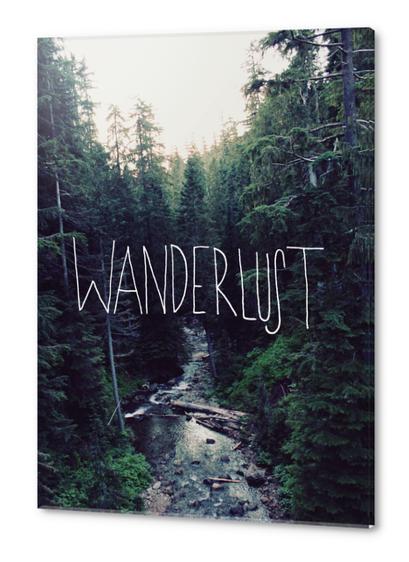 Wanderlust Rainier Creek Acrylic prints by Leah Flores