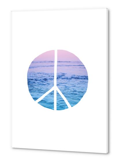 Waves and Peace Acrylic prints by Leah Flores
