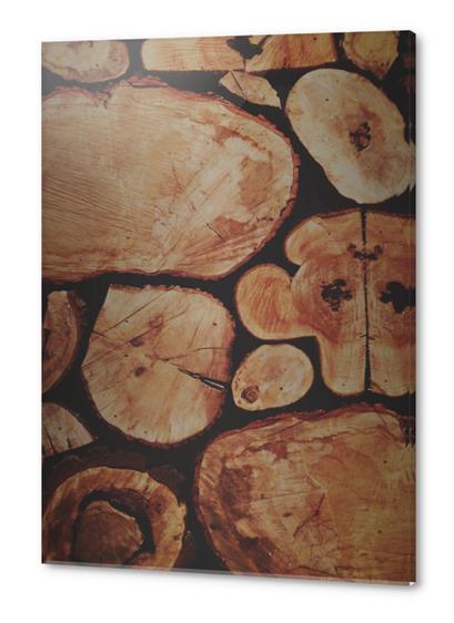 Lumberjack Acrylic prints by Leah Flores