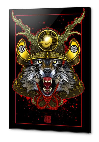 Wolf Kabuto  Acrylic prints by Elvintattoo