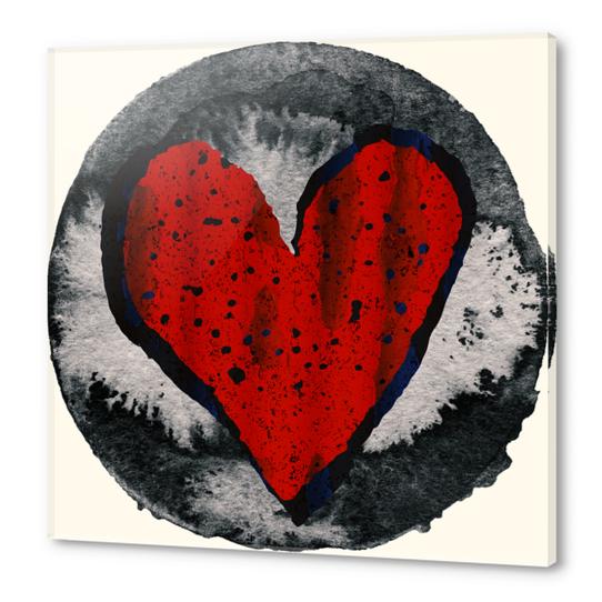 The Heart Acrylic prints by inkycubans