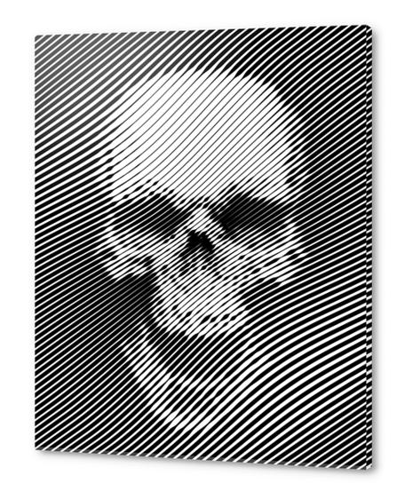 Line Skull Acrylic prints by Vic Storia