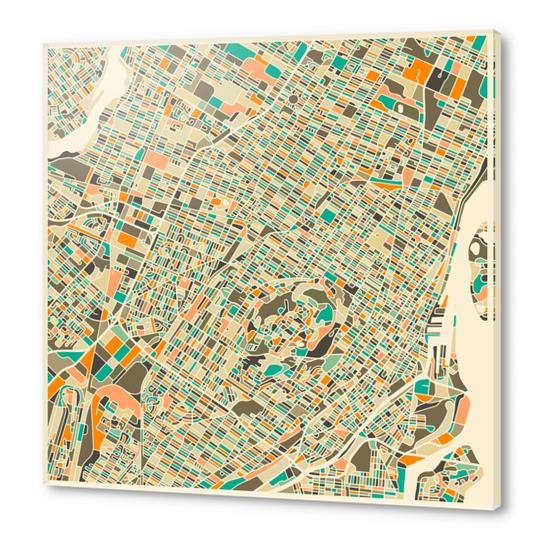 MONTREAL MAP 1 Acrylic prints by Jazzberry Blue