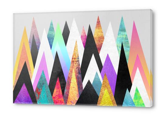 Colorful Peaks Acrylic prints by Elisabeth Fredriksson