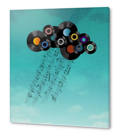 Music Cloud Acrylic prints by Alex Xela