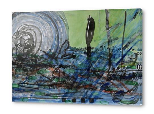 Whirling Hurricane Acrylic prints by Heidi Capitaine