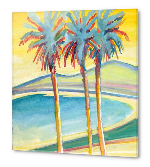 Palm Tree on the French Riviera Acrylic prints by Georgio Fabrello