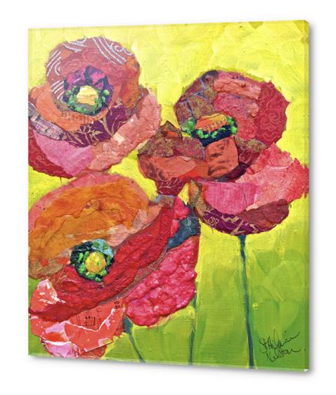Red Poppies Acrylic prints by Elizabeth St. Hilaire