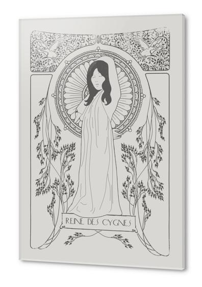 Reine des Cygnes (Grey) Acrylic prints by Florent Bodart - Speakerine