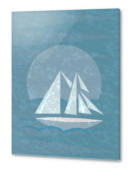 Sailing II Acrylic prints by ivetas