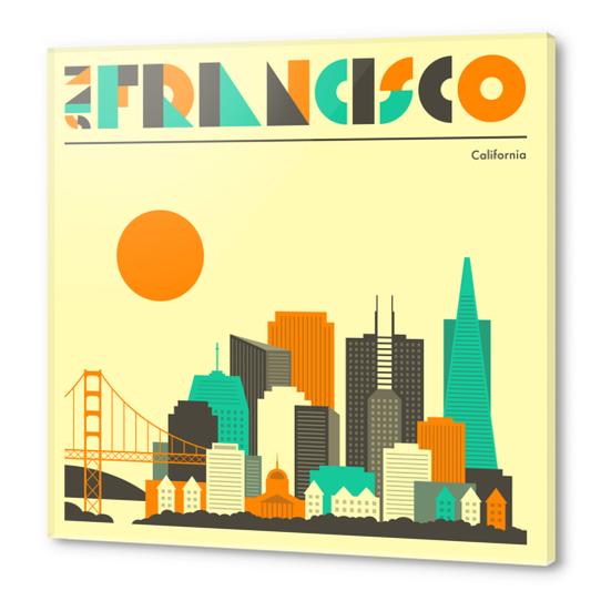 SAN FRANCISCO Acrylic prints by Jazzberry Blue