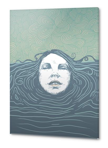 Sea-face Acrylic prints by tzigone