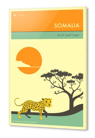 VISIT SOMALIA Acrylic prints by Jazzberry Blue