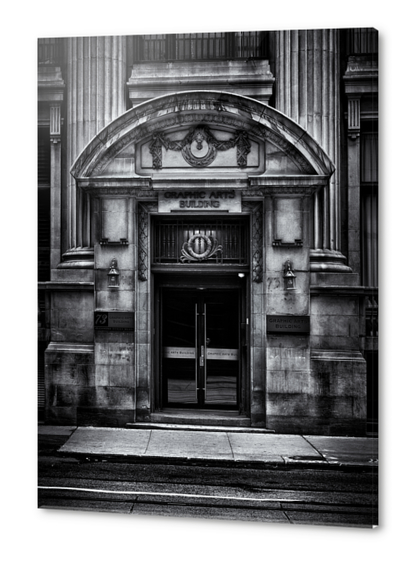 The Graphic Arts Building No 1 Acrylic prints by The Learning Curve Photography