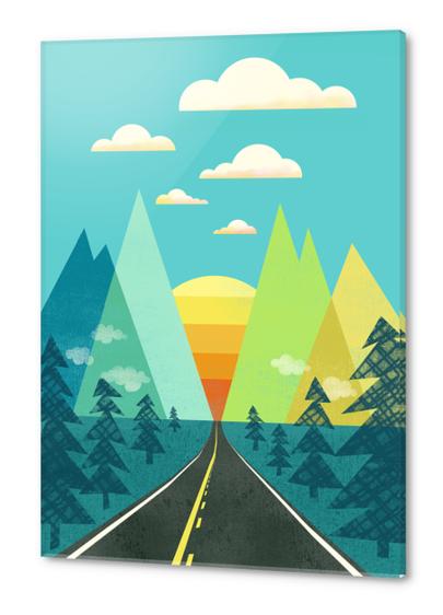 the Long Road Acrylic prints by Jenny Tiffany