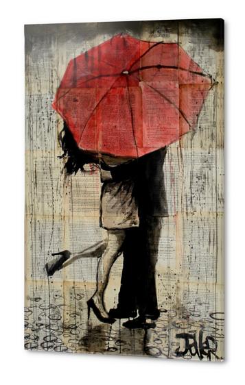 the red umbrella Acrylic prints by loui jover