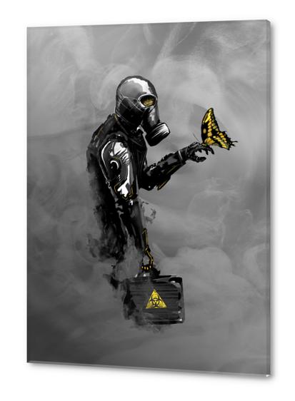 toxic future Acrylic prints by martinskowsky