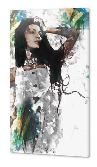 Wonder Abstract Portrait Acrylic prints by Galen Valle