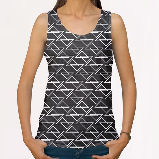 ZIGZAG All Over Print Tanks by Amir Faysal