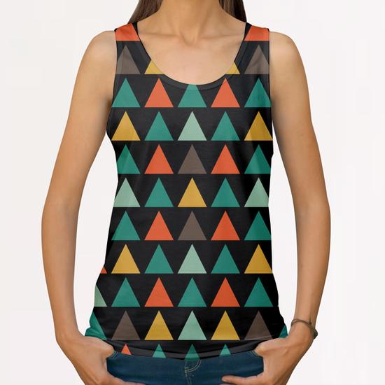 Lovely Geometric Background X 0.4 All Over Print Tanks by Amir Faysal