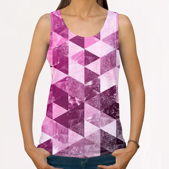 Abstract GEO X 0.17 All Over Print Tanks by Amir Faysal