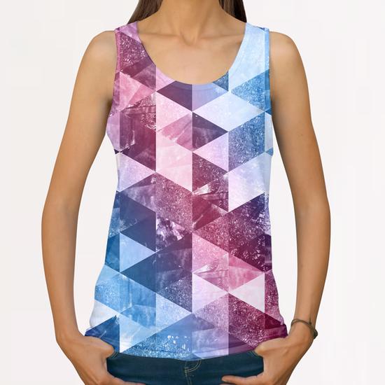 Abstract GEO X 0.29 All Over Print Tanks by Amir Faysal
