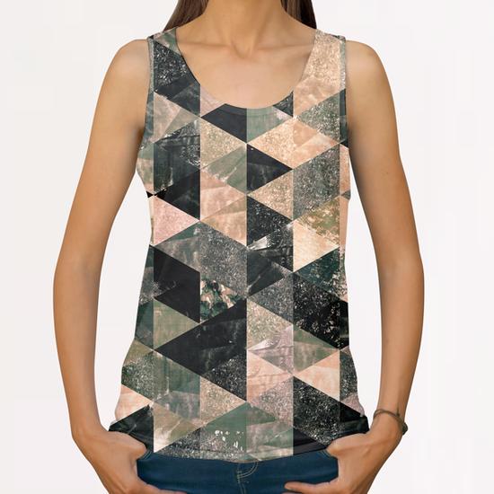 Abstract GEO X 0.1 All Over Print Tanks by Amir Faysal