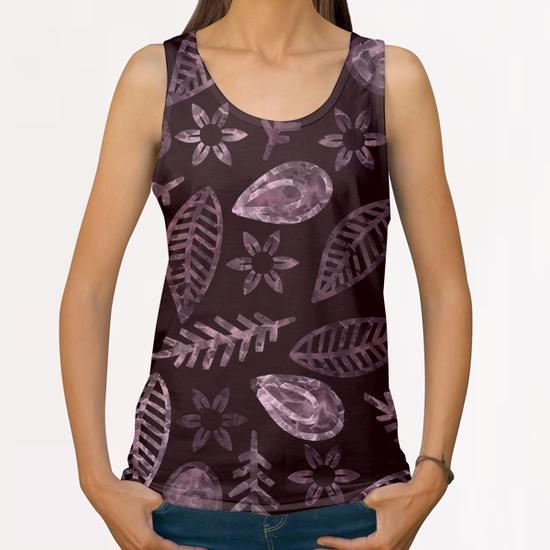 Floral X 0.2 All Over Print Tanks by Amir Faysal